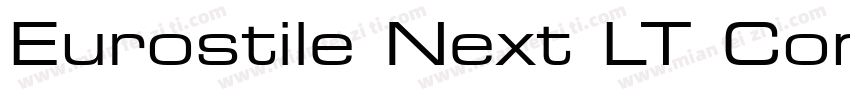 Eurostile Next LT Com Extended字体转换